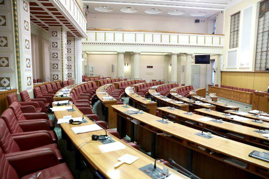 Sabor: Tek 10-ak zastupnika raspravljalo nakon mjesec dana