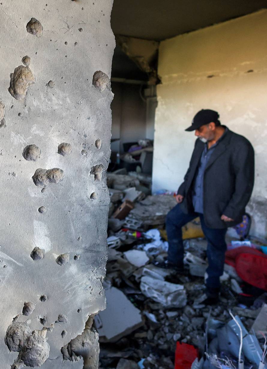 Aftermath of an Israeli strike in Beirut