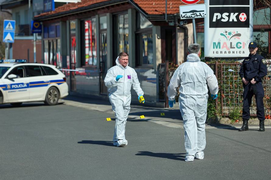Zagreb: Policijski očevid u Dubravi gdje je jutros došlo do pucnjave