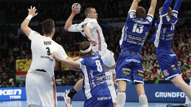 EHF 2022 Men's European Handball Championship - Group B - Iceland v Hungary