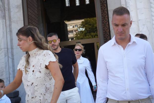 Beograd: Aleksandra Prijović i Filip Živojinović krstili kćer na dan kad  se rodila 