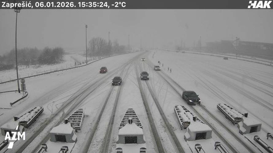 UŽIVO Zbog mećave i vjetra potpuno je zatvorena dionica autoceste A1! Oglasio se HAK