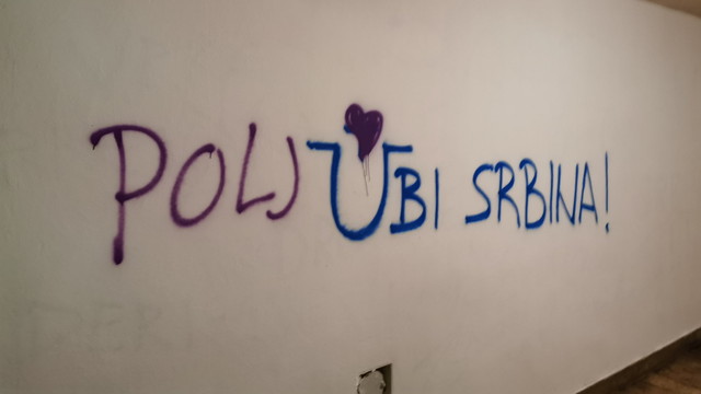 Prepravio grafit 'Ubi Srbina' i očitao lekciju onima koji mrze