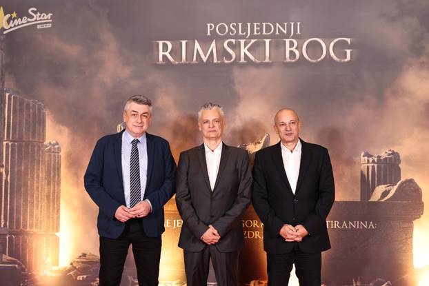 Zagreb: Premijera filma "Posljednji rimski bog" Domagoja Burića