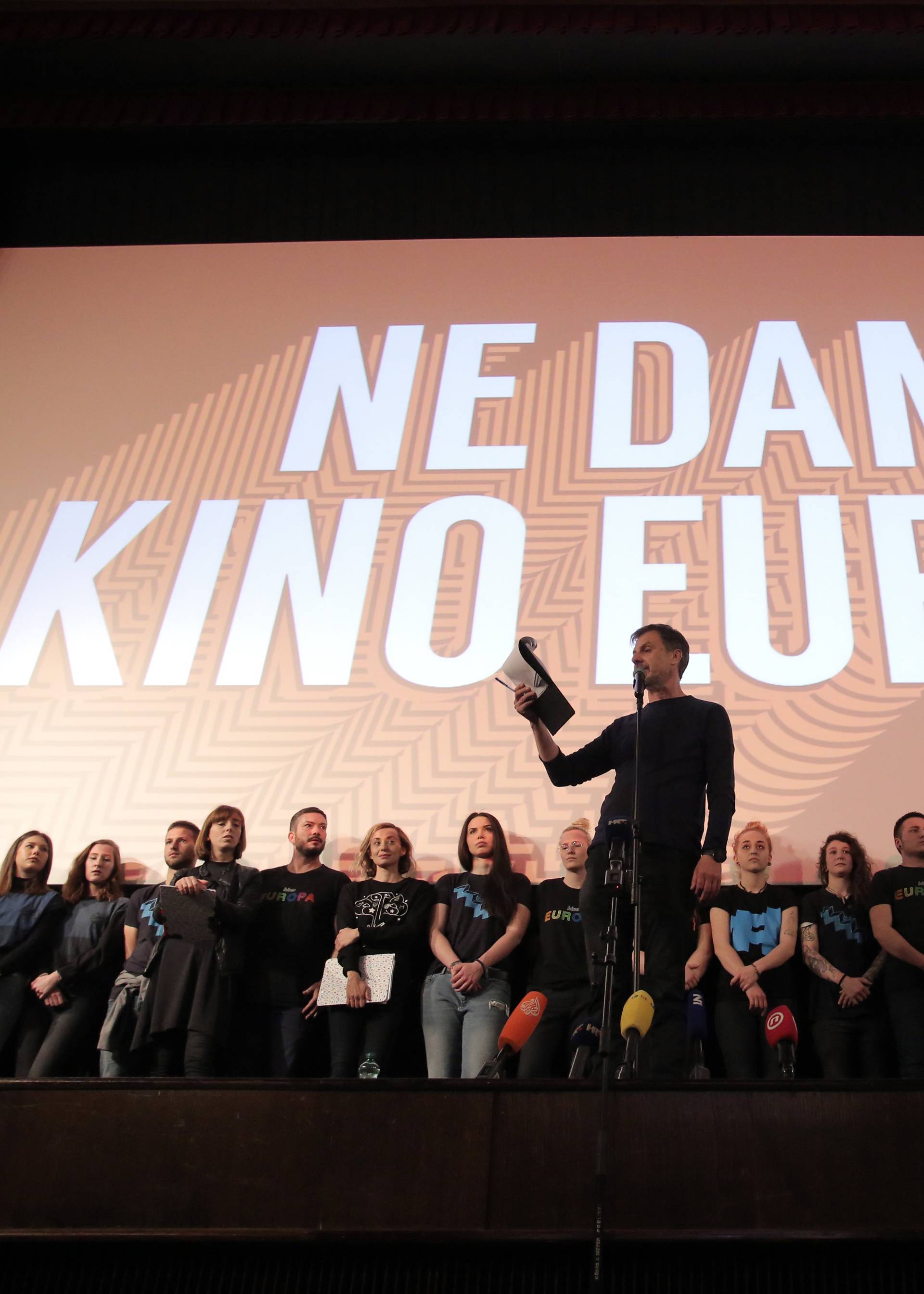 Zagreb: OdrÅ¾an prosvjed 'Ne damo Kino Europa'