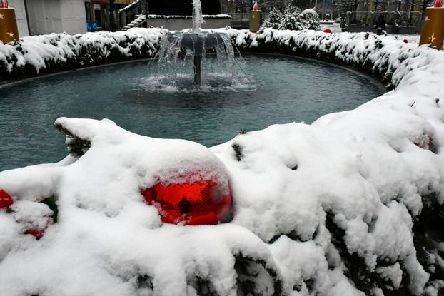 Prava zimska idila na ulicama Slavonskog Broda