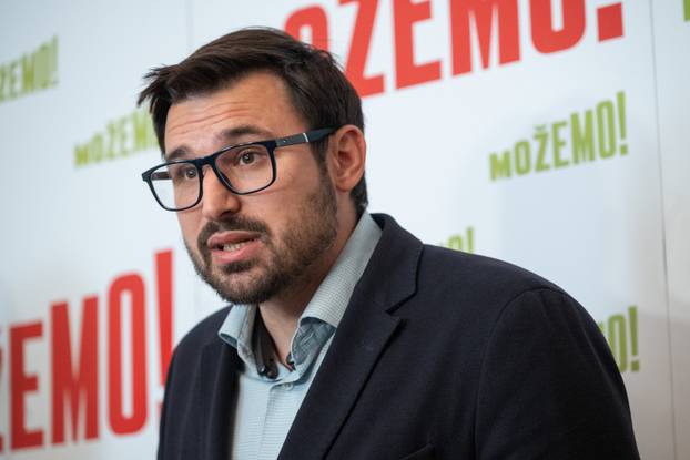 Zagreb: Konferencija za medije stranke Možemo! na temu zaštićenih najmoprimaca i njihovih prava nakon početka primjene Zakona 