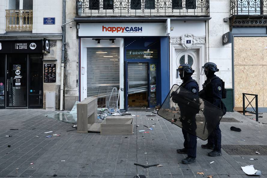Nationwide protests in France against the cost of living