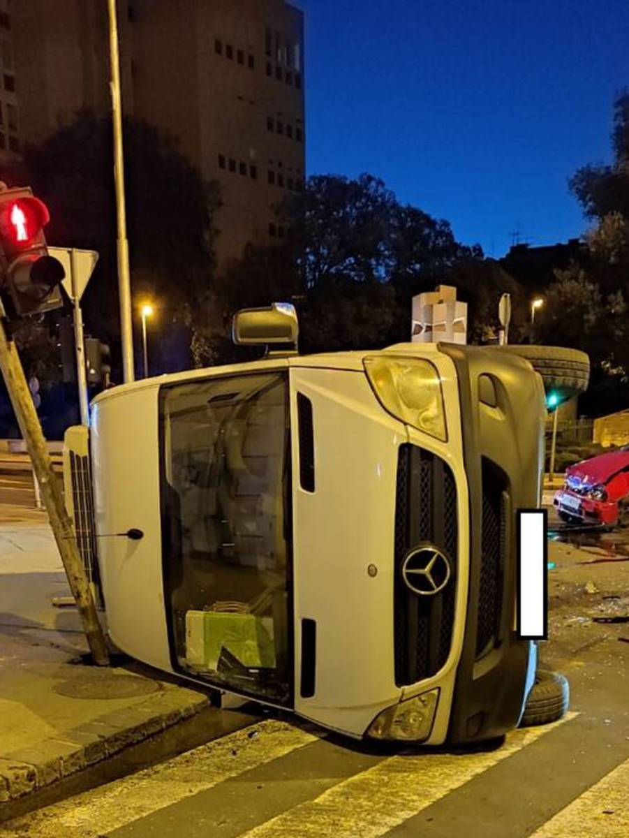 Krš i lom u Spllitu: Sudarila se tri vozila, dvoje ljudi ozlijeđeno