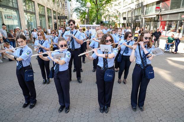 Proslava Dana grada Zagreba, glazbena kontrola Zagrebačkog orkestra ZET-a.