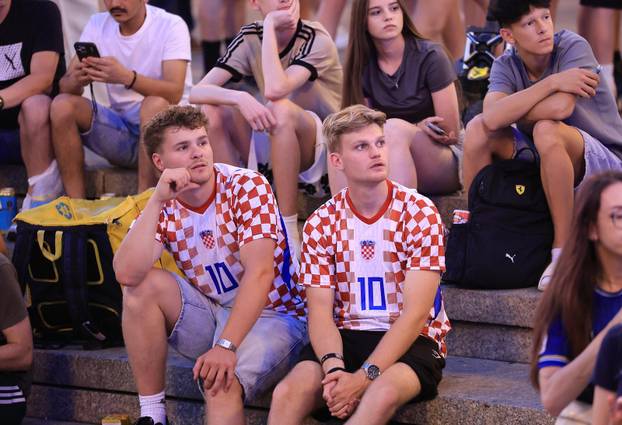 Zagreb: Praćenje utakmice između BiH i Švicarske