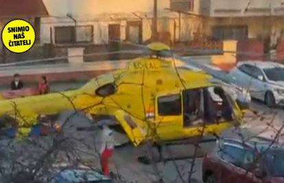 U sudaru ozlijeđen motociklist, zabio se u kombi: 'Strašno, helikopter je došao po njega'