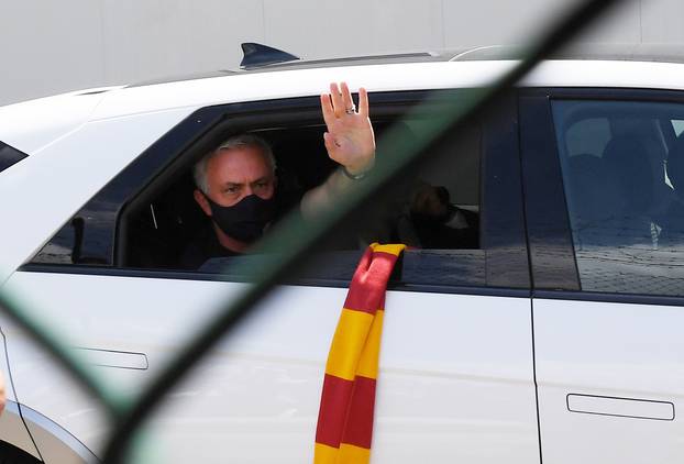 Jose Mourinho arrives in Italy to take up his position as AS Roma coach