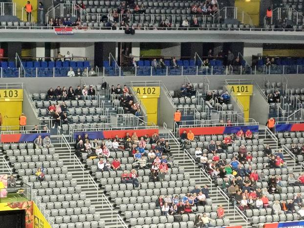 FOTO Ovako je Arena Zagreb izgledala utakmicu prije drugog nastupa Hrvatske na SP-u