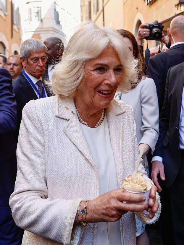 Britain's King Charles and Queen Camilla visit Italy