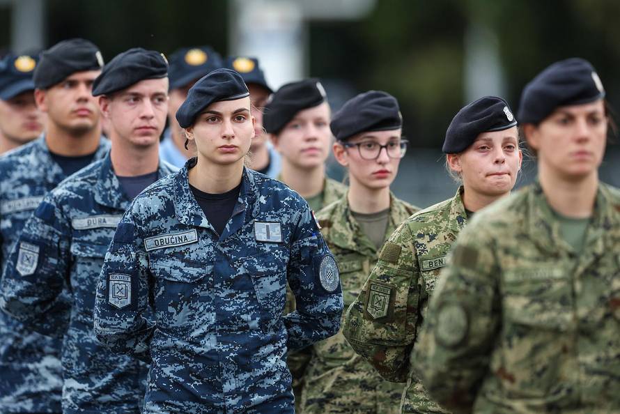 Zagreb: Generalna proba svečanog vojnog mimohoda