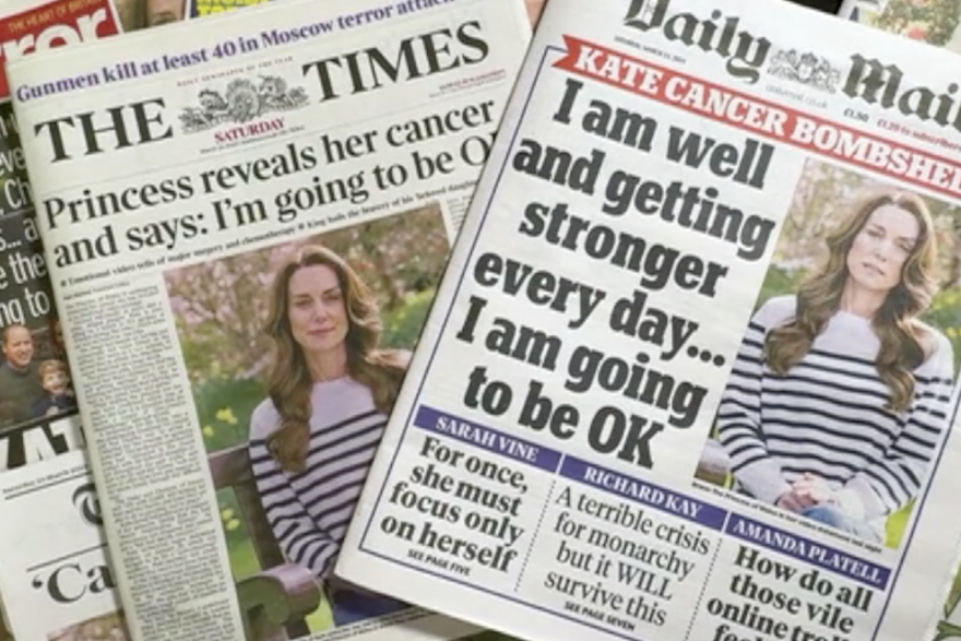 Novinski naslovi u Velikoj Britaniji o princezi Kate