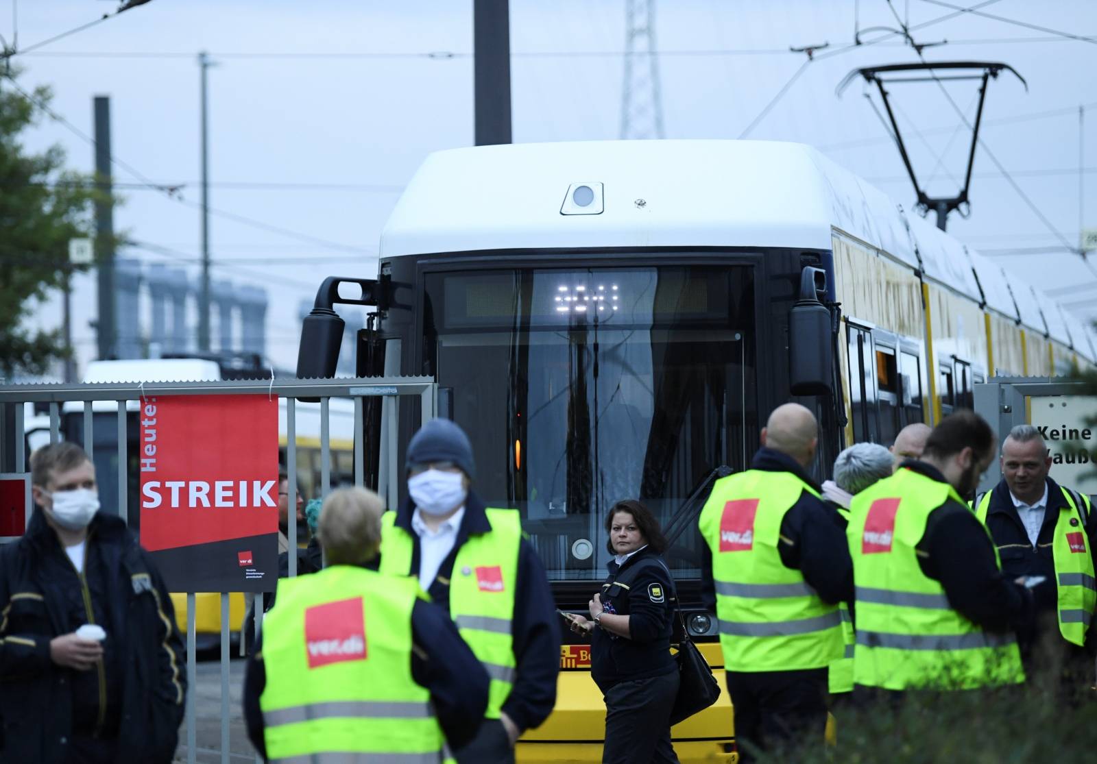 German trade union Verdi calls for strikes in the local public transport sector in Berlin.