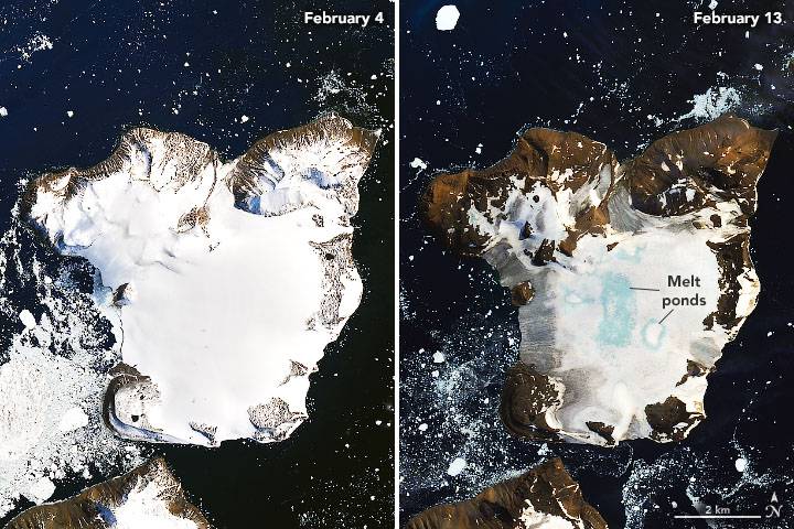 S otoka na Antarktici u devet dana nestala čak petina leda