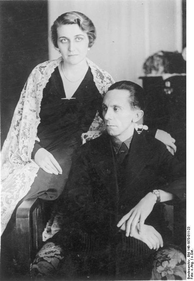 Joseph Goebbels und Frau Magda