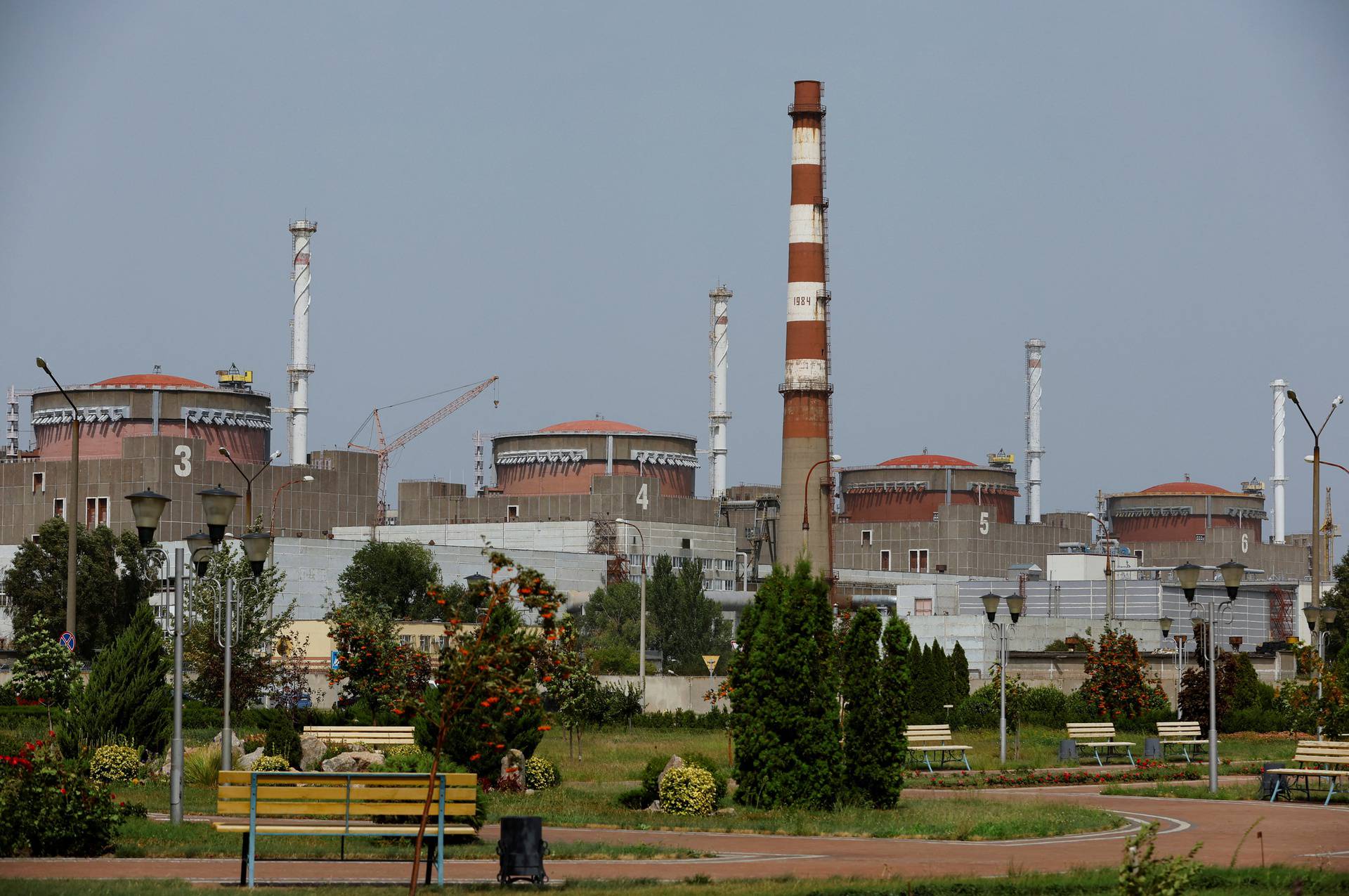 Zaporizhzhia Nuclear Power Plant near Enerhodar