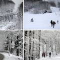 VIDEO Hrvatska se bijeli! Snijeg pada na Sljemenu, na Platku vlada prava zimska atmosfera