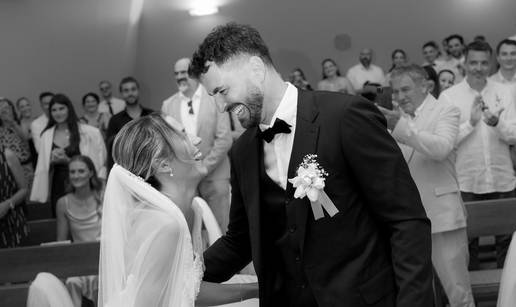 FOTO Zadarska tenisa&ccaron;ica udala se za ko&scaron;arka&scaron;a. Pogledajte prizore s bajkovitog vjen&ccaron;anja