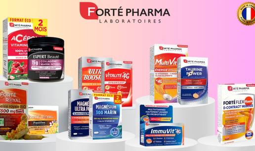 Forte Pharma – najprodavaniji brend za vitamine, energiju, imunitet i ljepotu:  Do -40%!