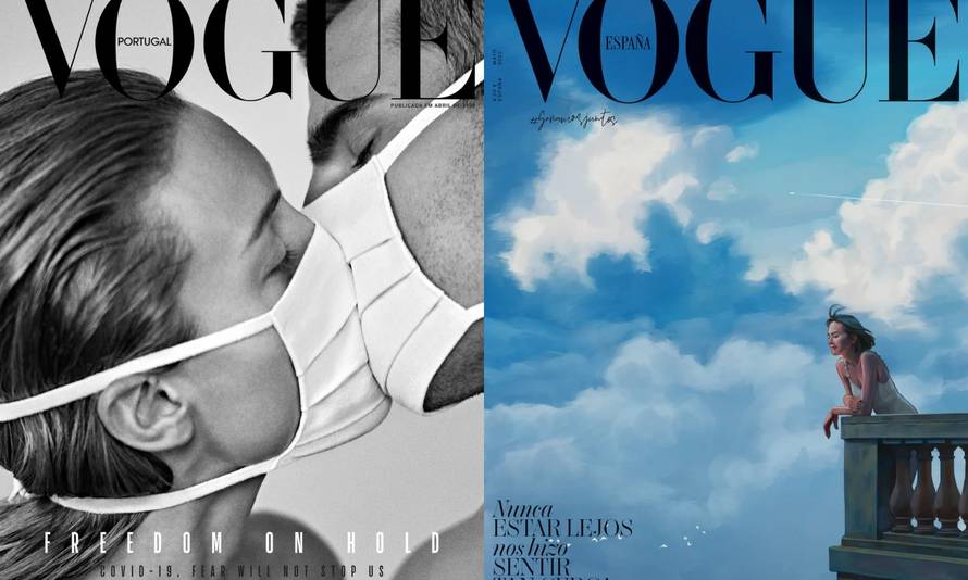 Naslovnice u doba korone: Ilustracije, maske i futurizam