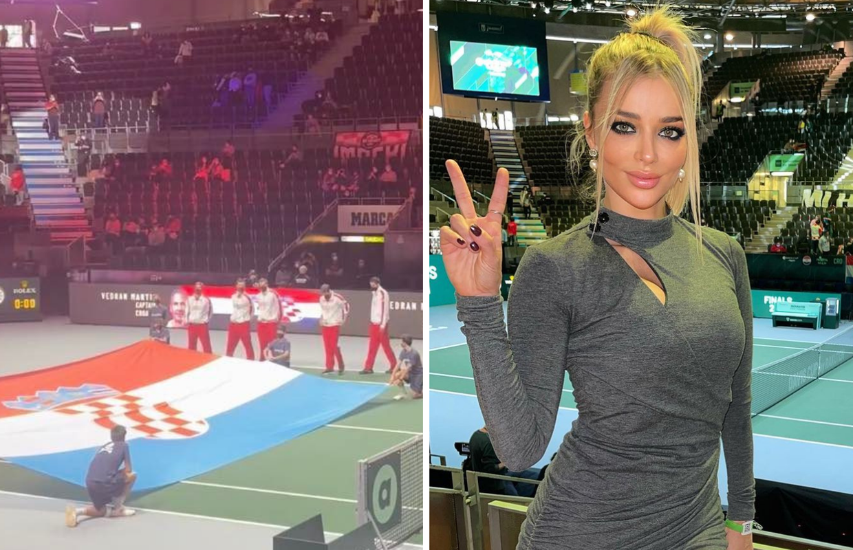 Fani navijala u Madridu, u uskoj haljinici pozirala ispred terena i napisala: 'Pratite najbolji tenis'