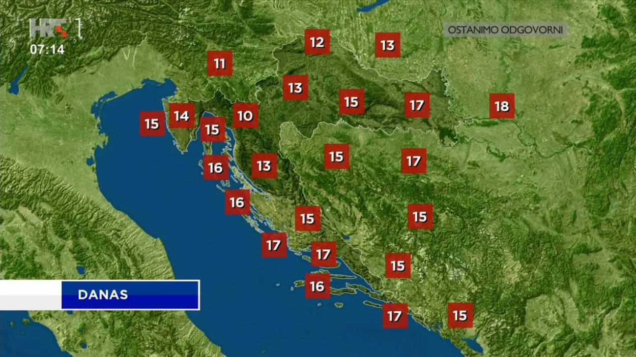 Nikuda bez kišobrana: Pada u cijeloj zemlji, stiže nam i snijeg!