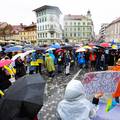 Ljubljana: Prosvjed protiv rata u Ukrajini, okupilo se 1000 ljudi