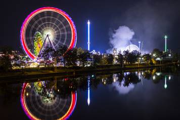 Cannstatter Volksfest fireworks