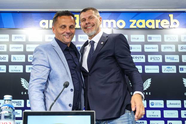 Zagreb: Na konferenciji za medije Dinamo predstavio novog trenera Maria Kova&ccaron;evi&cacute;a