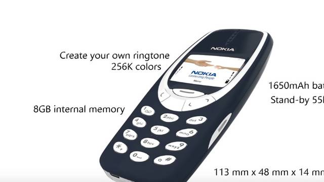 Hoće li Nokia 3310 imati sve to? Ekran u boji, kamera, USB