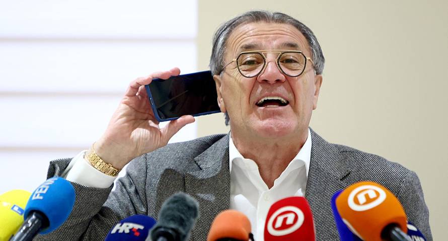 Mostar: Konferencija za medije Zdravka Mamića u hotelu Mepas