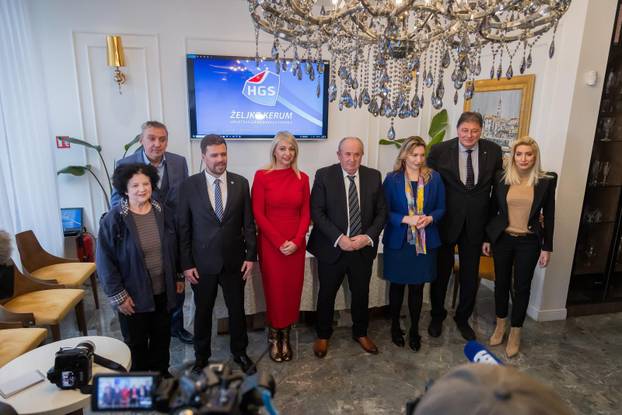 Split: Konferencija za medije Željka Keruma na kojoj je predstavio kandidata za lokalne izbore