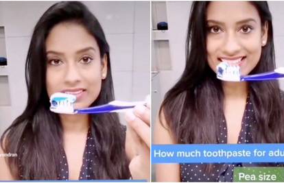 Stomatologinja: Reklame vam lažu, evo koliko zubne paste zapravo trebate koristiti