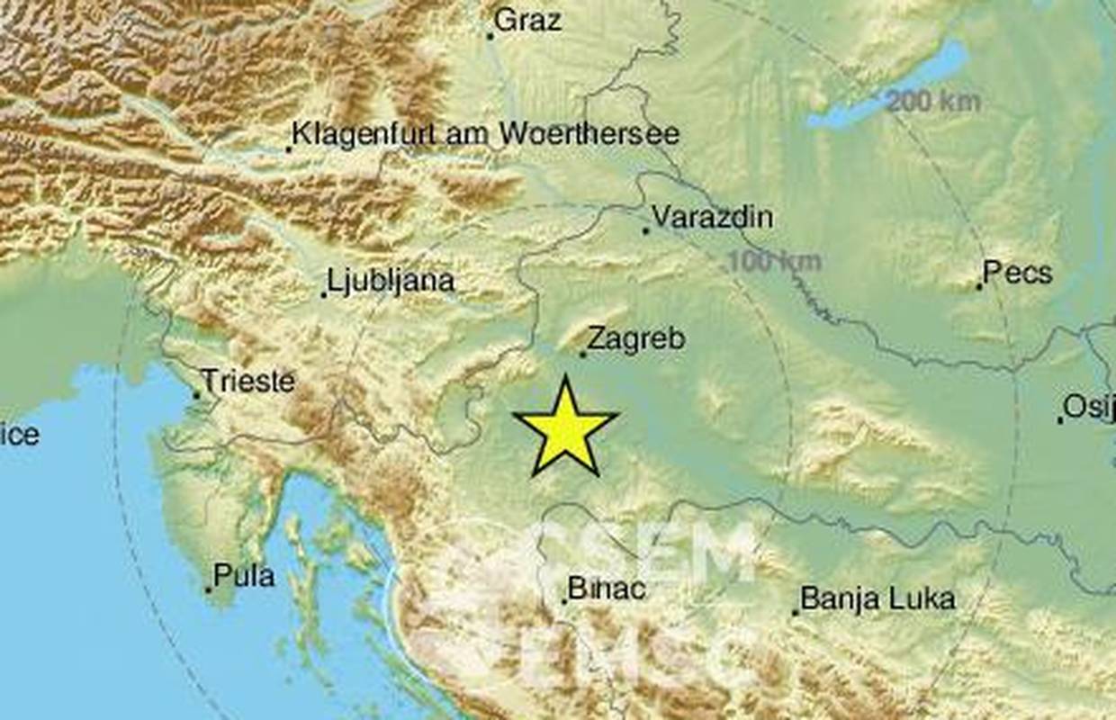 Opet se treslo na Baniji: Potres jačine 2,7 zatresao kod Gline