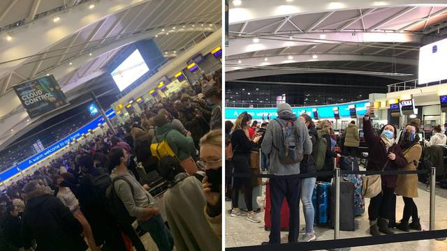 Kaos u londonskoj zračnoj luci: Na stotine putnika lovi zadnji let za Dublin prije lockdowna