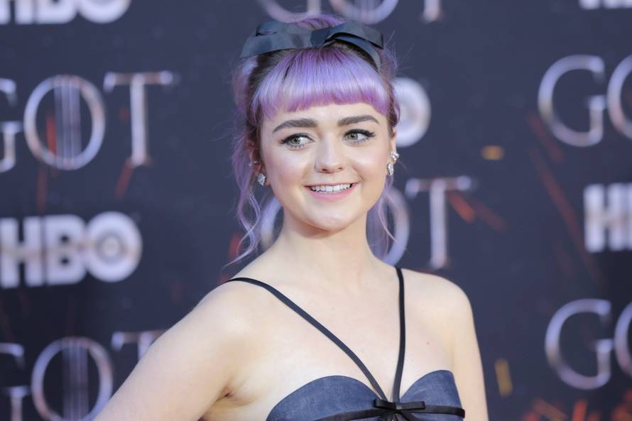 Maisie Williams arrives for the premiere of the final season of "Game of Thrones" at Radio City Music Hall in New York