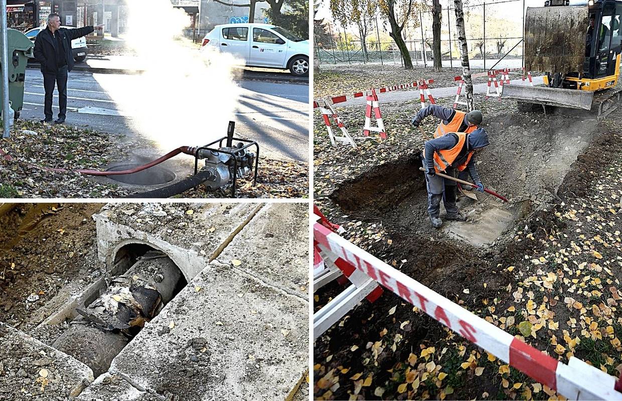 Zapad Zagreba bez grijanja i tople vode do kasno navečer! Vrelovod pukao na dva mjesta