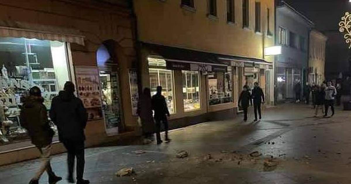 First Images of Zenica Show Building Damage from Earthquake in City Center