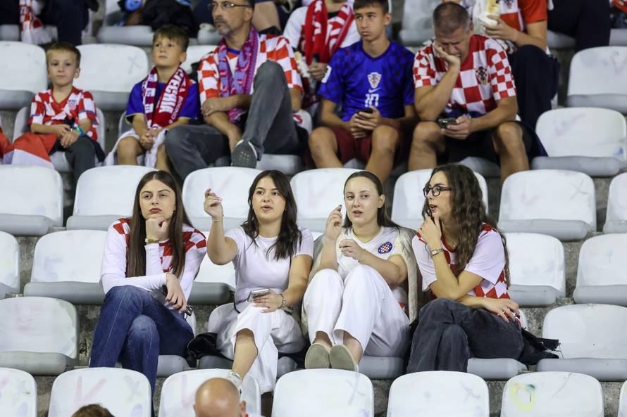 Atmosfera na Poljudu na utakmici između Hrvatske i Španjolske u Ligi nacija