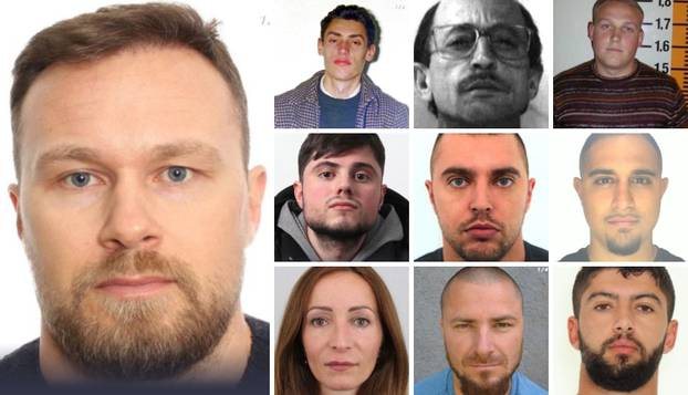 FOTO NAJGORI OD NAJGORIH Ovo su najtraženiji kriminalci u Europi: Na listi su i dva Hrvata