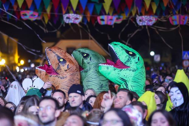 Samobor: Jelena Rozga zabavljala okupljene na Fašniku