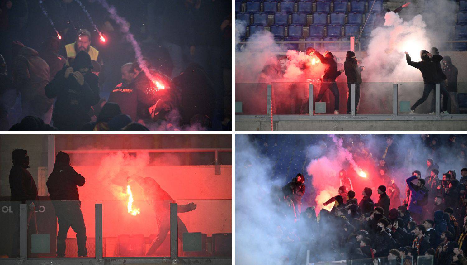 VIDEO Ratni prizori na Olimpicu! Sukob huligana Lazija i Rome