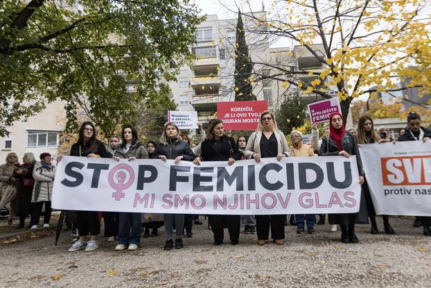 Zbog femicida u Mostaru održana je prosvjedna šetnja 