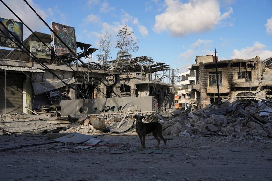 Aftermath of Israeli strikes in Nabatieh