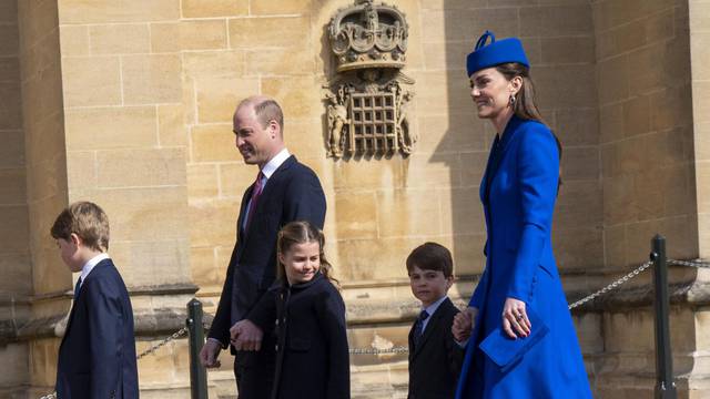 Royal Family at St George's Chapel